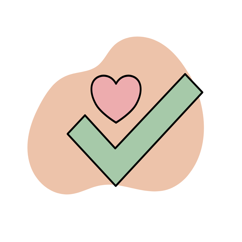 Check mark graphic to indicate consent has been given